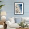 Stupell Industries Aerial Blue Beach Umbrellas Black Framed Print Under Glass, design by LSR Design Studio